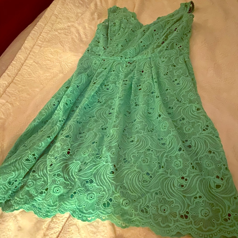 Green summer dress